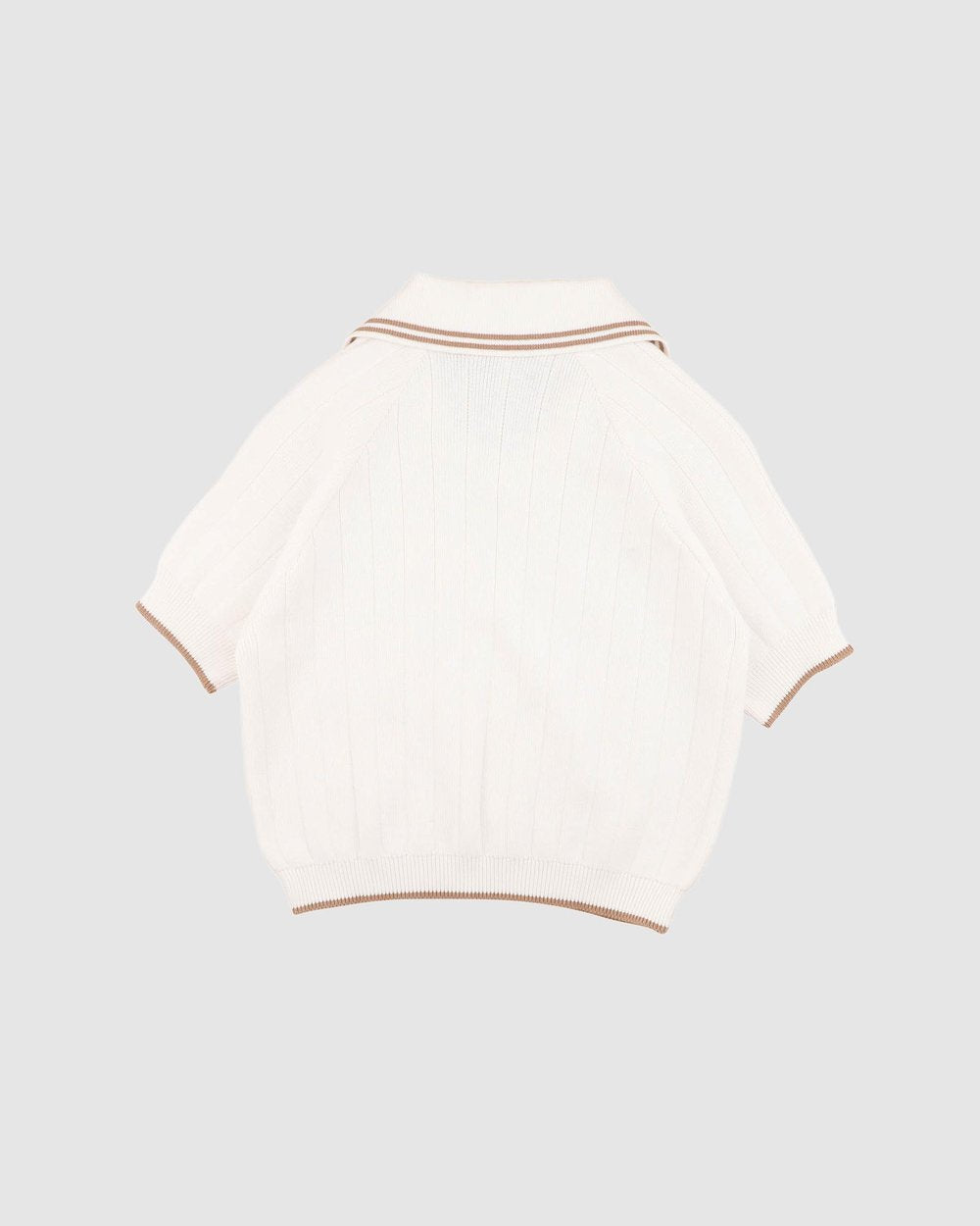 Bebe Evan Short Sleeve Collard Jumper
