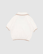 Bebe Evan Short Sleeve Collard Jumper