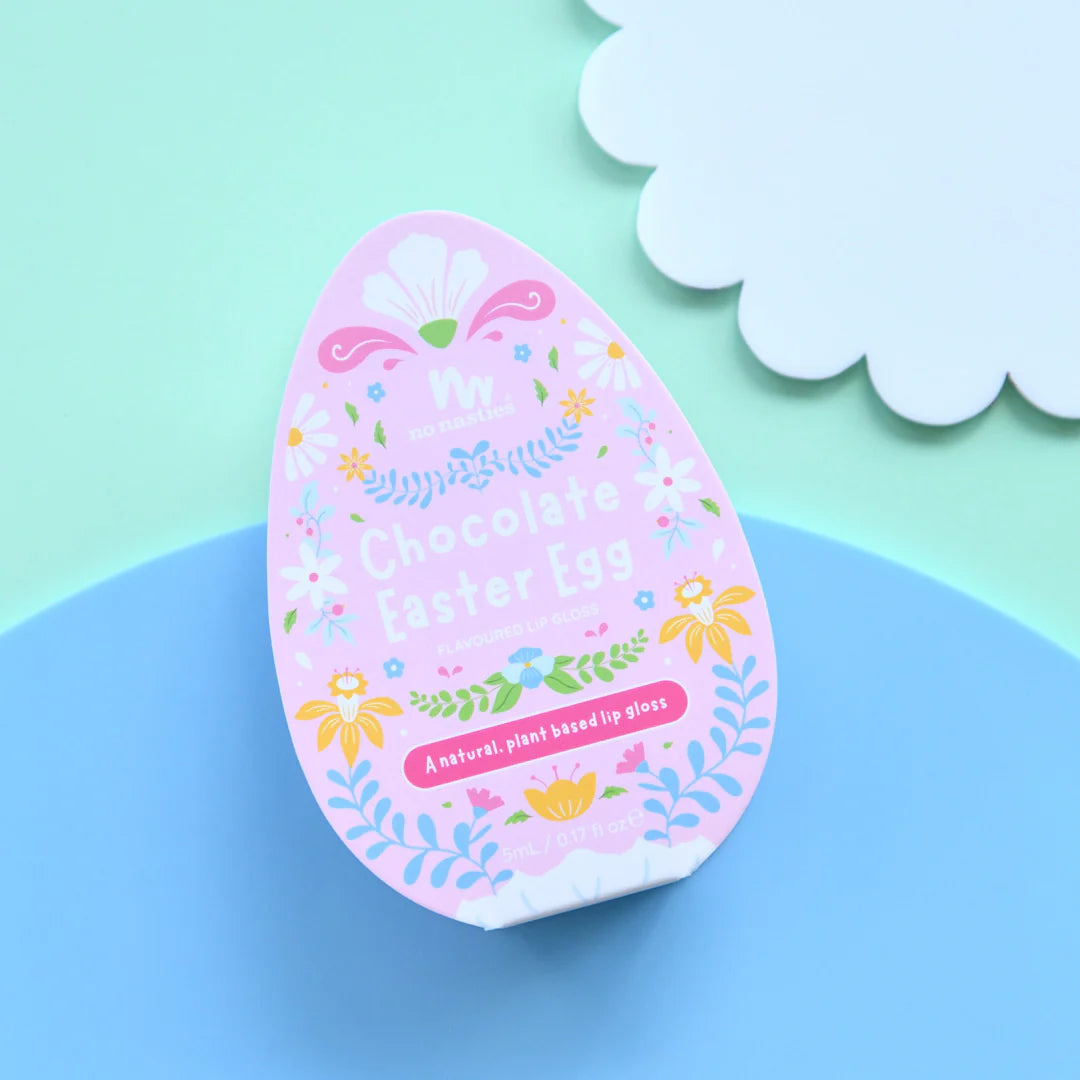 No Nasties Easter Egg Lip Gloss and Nail Stickers