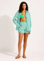 Seafolly Sorrento Oversized Button Up Shirt