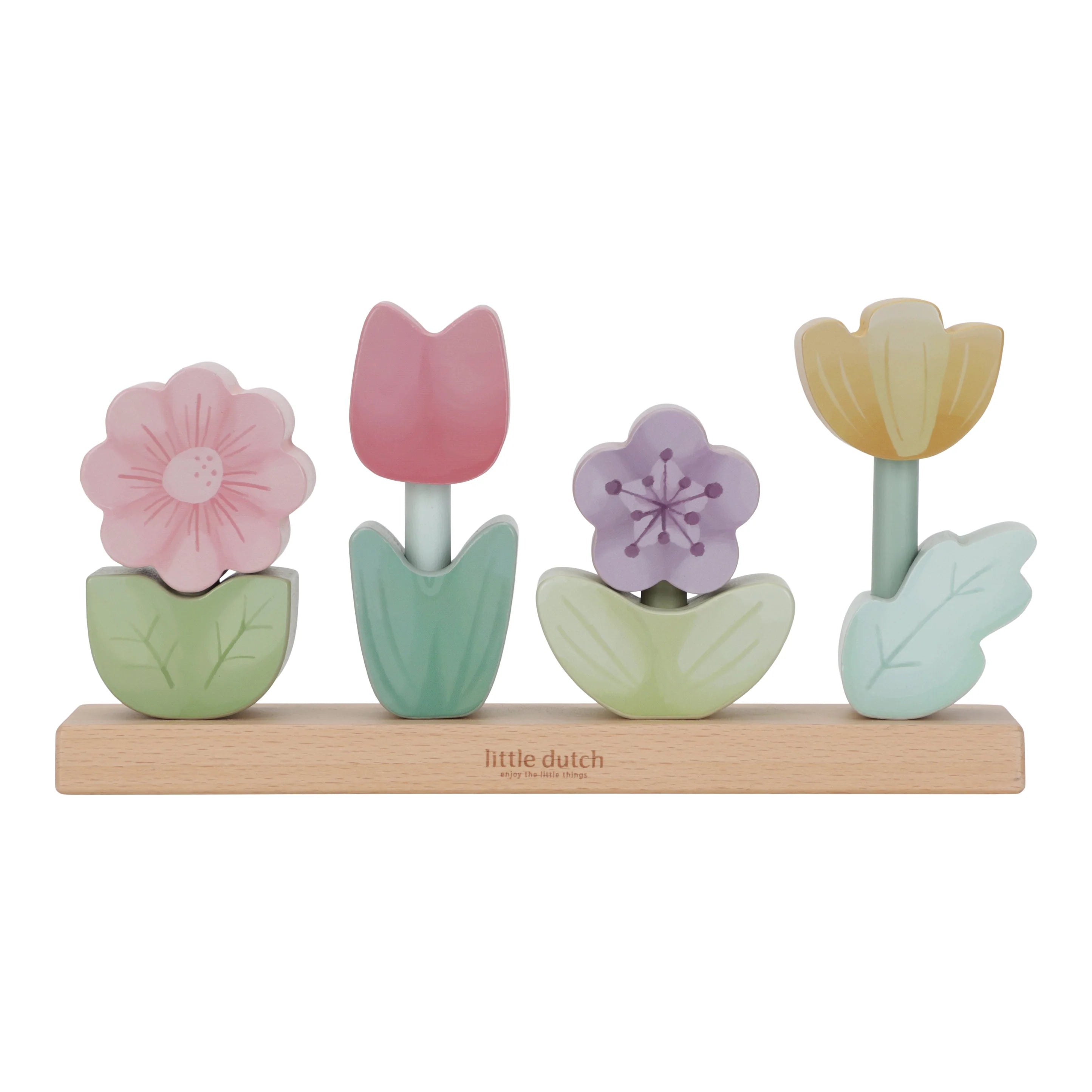 Little Dutch Wooden Stacking Flower Puzzle