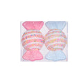Holly & Ivy 2Pk Candy Sprinkles Wrapped Lollies