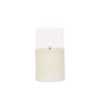 Holly & Ivy - Single Flame Led Glass Candle