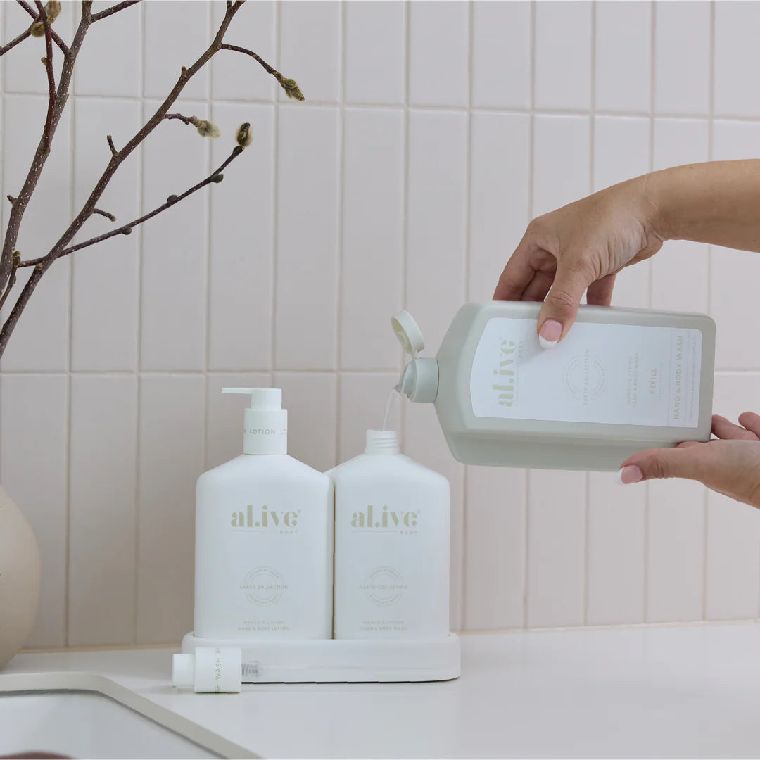 Al.ive Body 1L Wash Refill - Mango & Lychee