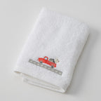 Jiggle & Giggle Trucking Along Bath Towel & Face Washer in Organza Bag