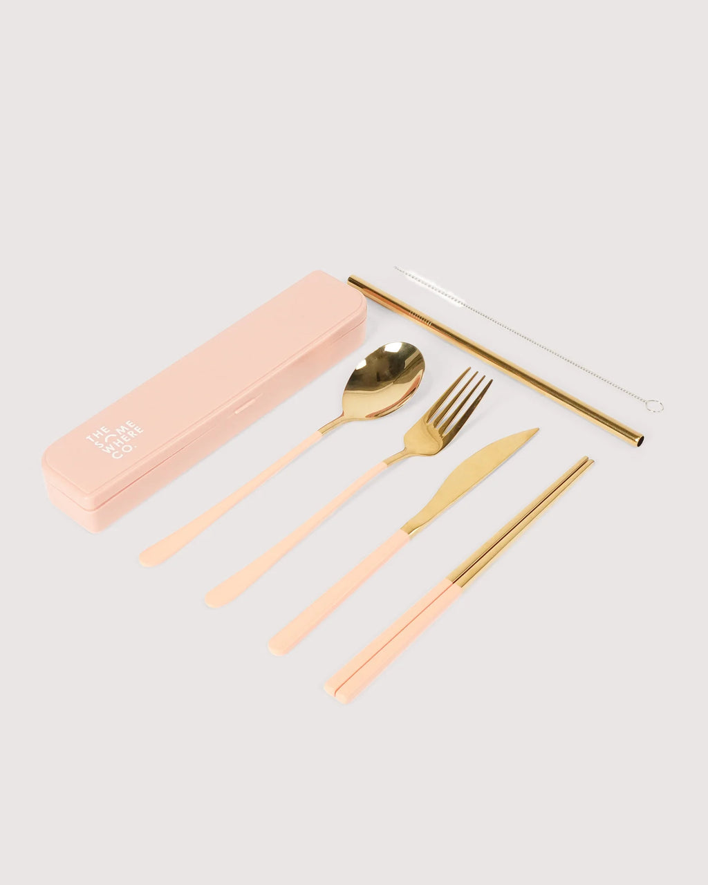 The Somewhere Co The Kit Cutlery set Gold & Brush