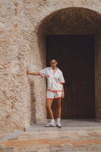 Araminta James Del Mar Shirt Set Lobster Red