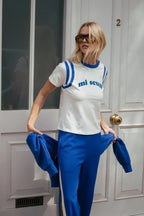 Araminta James Mi Scusi Baby Tee Warm White