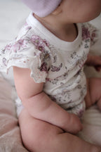 Aster and Oak Daisy Floral AOP Onesie