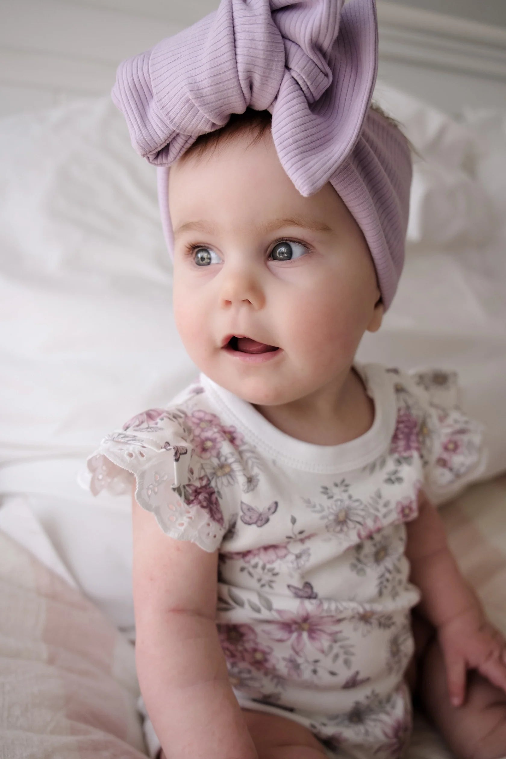 Aster and Oak Daisy Floral AOP Onesie