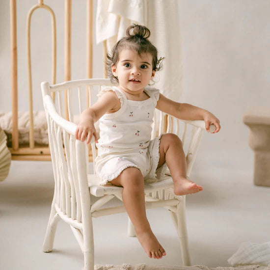 Aster & Oak - Cherry Ruffle Set