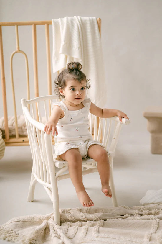 Aster & Oak - Cherry Ruffle Set