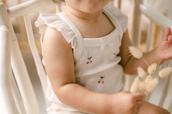 Aster & Oak - Cherry Ruffle Set