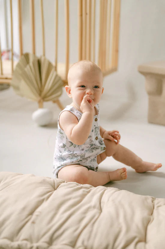 Aster and Oak Snuggle Bug Bubble Romper