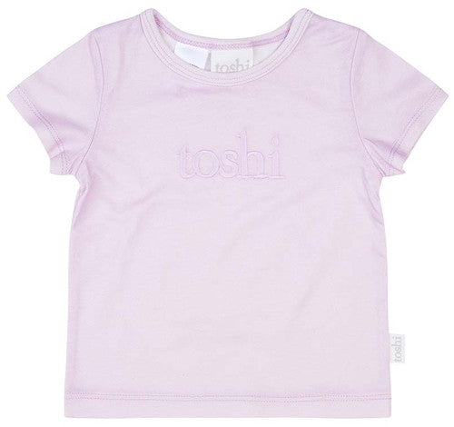Toshi Dreamtime Organic Tee Short Sleeve Logo Lilac