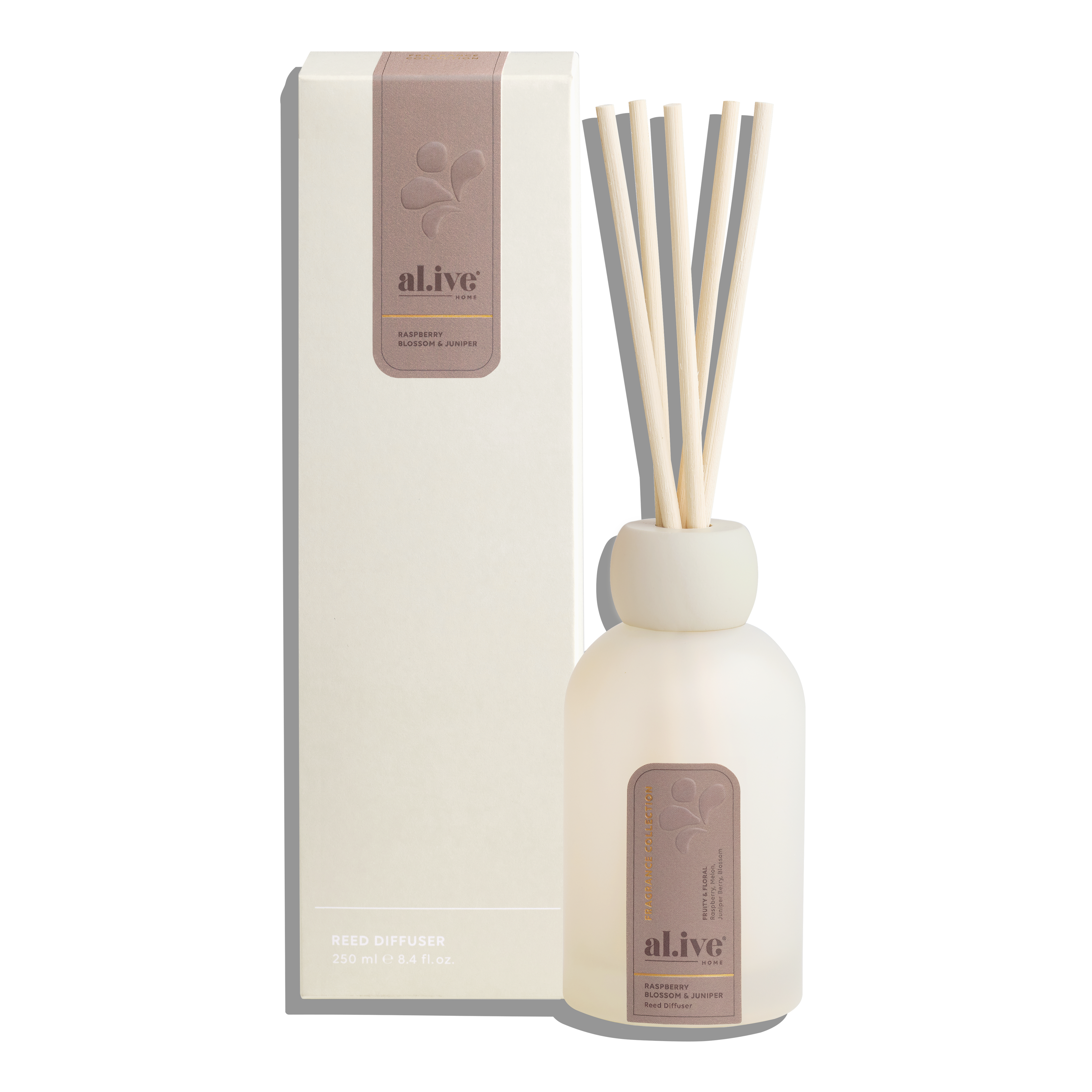 Al.ive Body Reed Diffuser Raspberry Blossom & Juniper