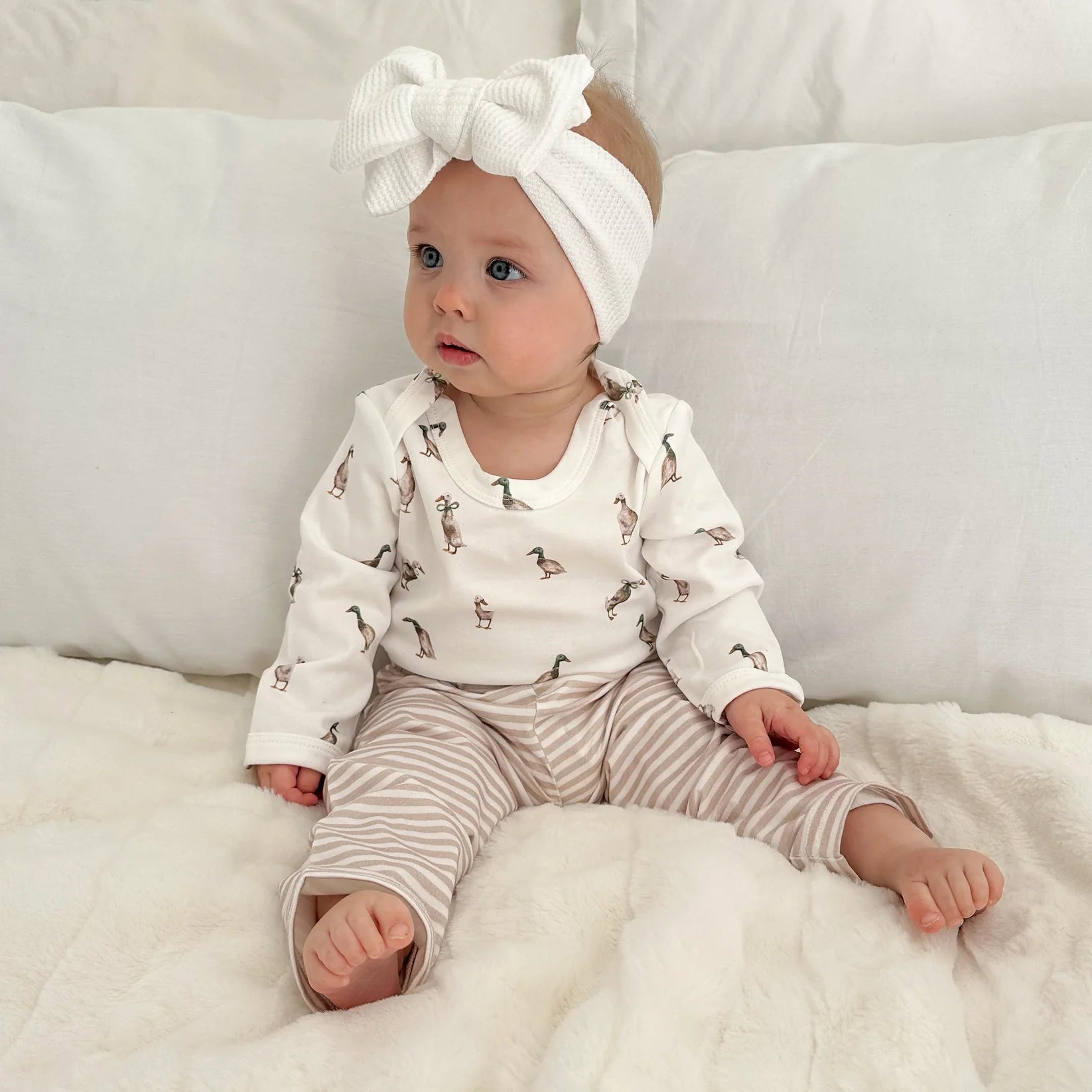 Fledge And Thread Long sleeve bodysuit - Duck