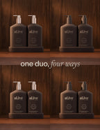 Al.ive Body Transformative Vanilla Cream & Tonka Bean Wash & Lotion Duo