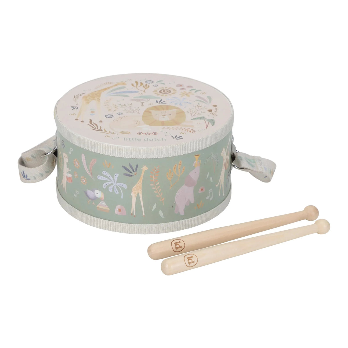 Little Dutch Safari Friends Music Drum