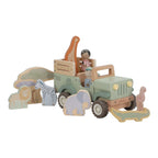Little Dutch Safari Friends Wooden Safari Car With Animals