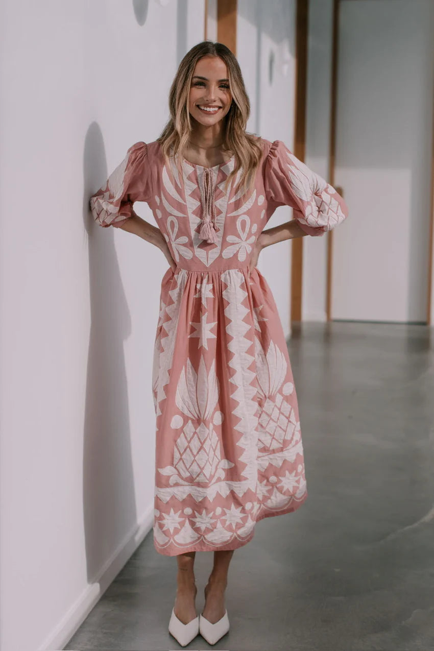 Joop & Gypsy Le Marias Long Dress - Pink