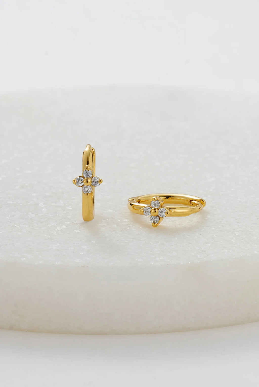 Zafino Ivy Huggie Earrings