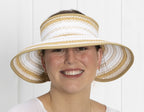 Sundaíse Brooke Roll Up Visor White