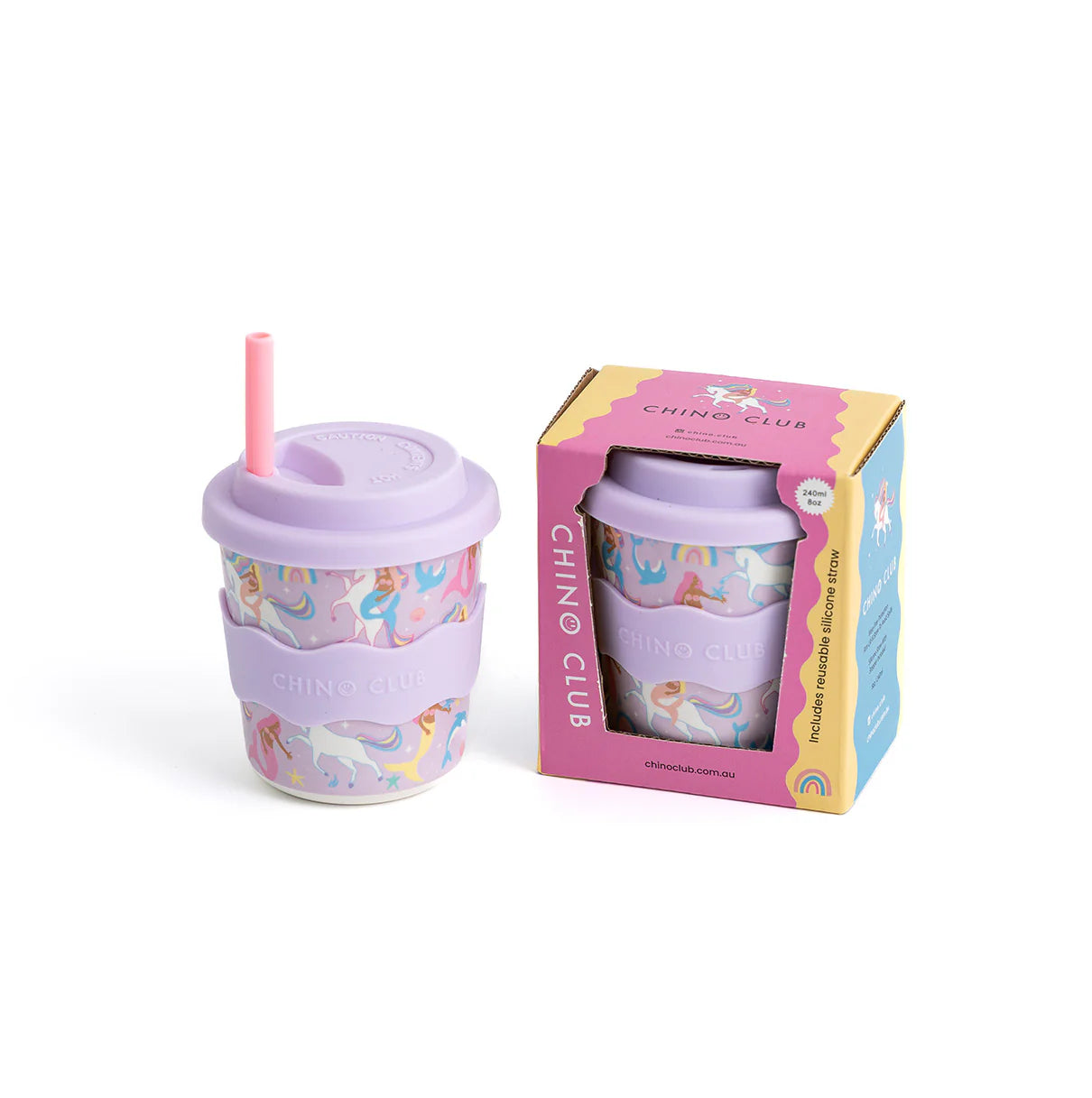 Chino Club Mermaids and Unicorns Keep Cup (8oz)