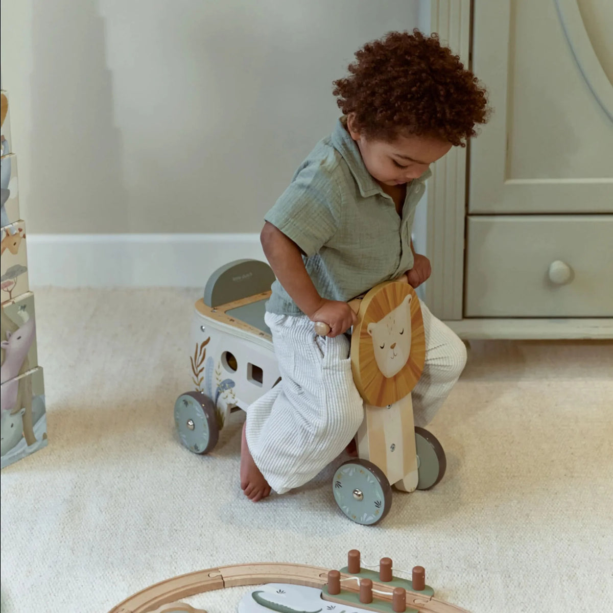Little Dutch Safari Friends Ride-On Lion
