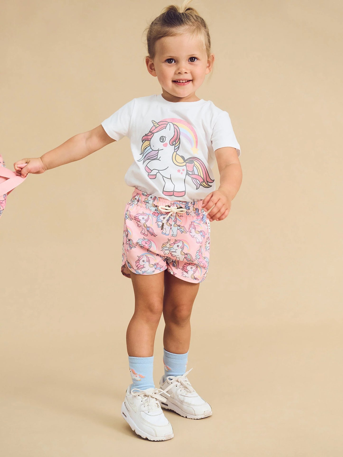 Huxbaby Rainbow Unicorn Swim Short