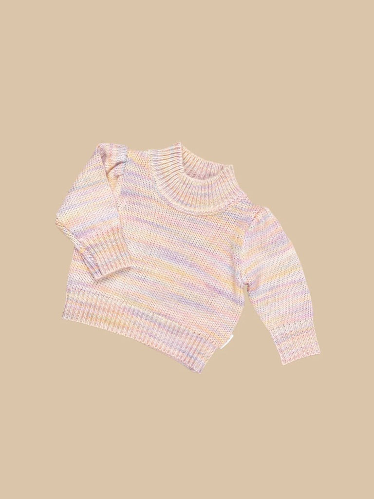 Huxbaby Rainbow Knit Puff Jumper