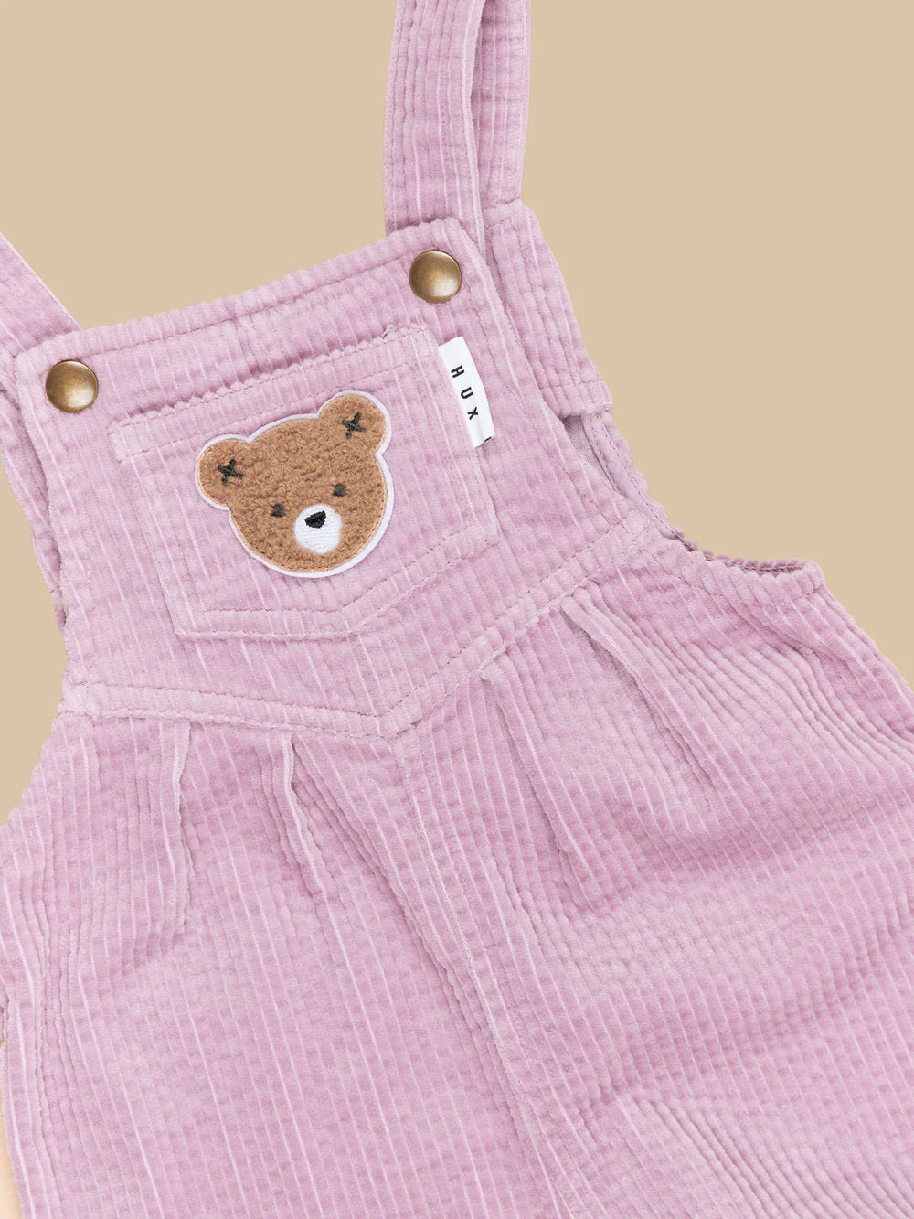 Huxbaby Orchid Cord Overalls