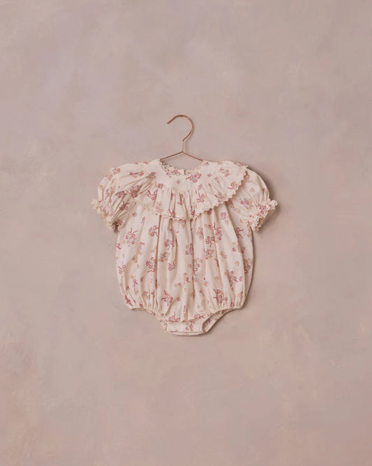 Noralee Eva Romper || Bow Ditsy