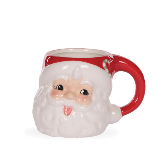 Holly & Ivy Vintage Santa Mug - Assorted