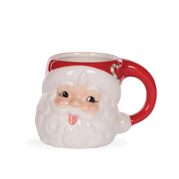 Holly & Ivy Vintage Santa Mug - Assorted