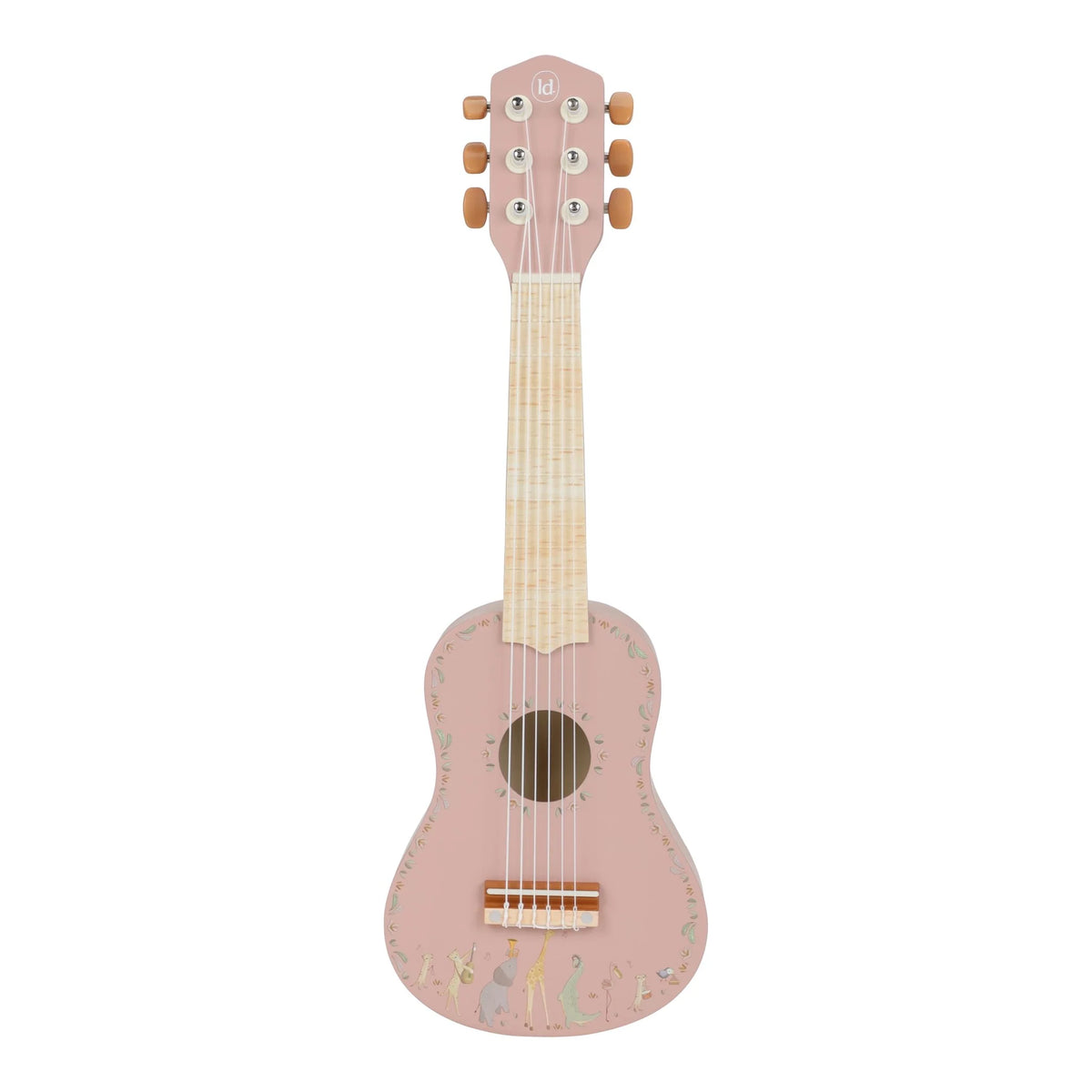 Little Dutch Safari Friends Wooden Guitar