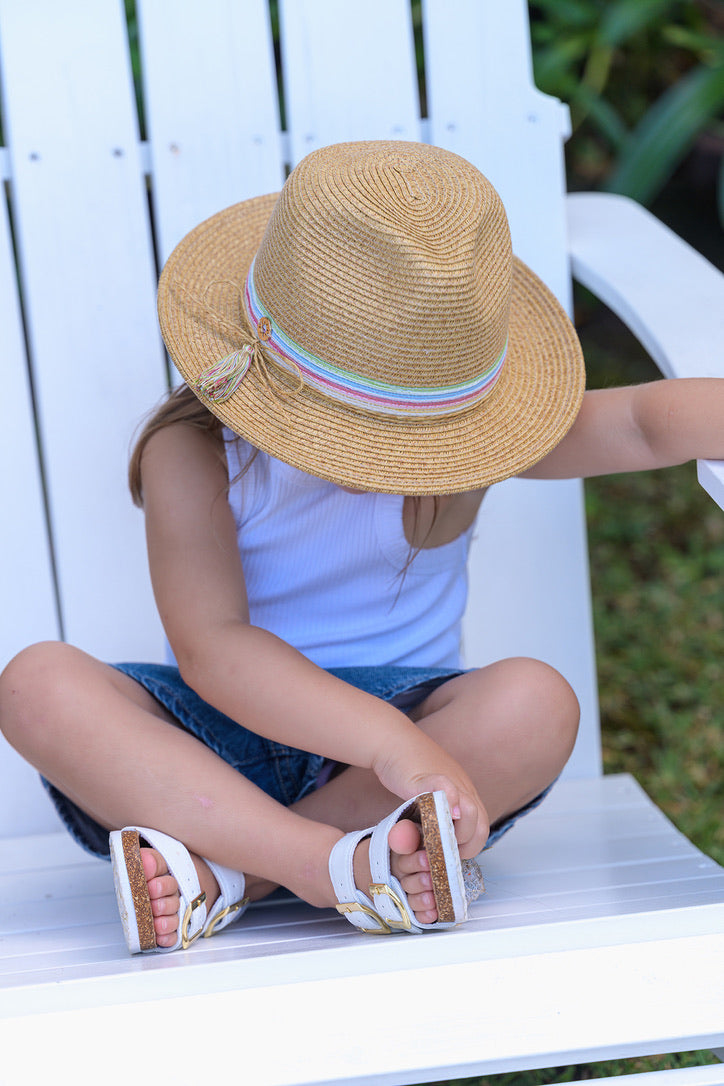 Sundaíse Dina Panama Coloured Stripes with Tassel 3-6Y