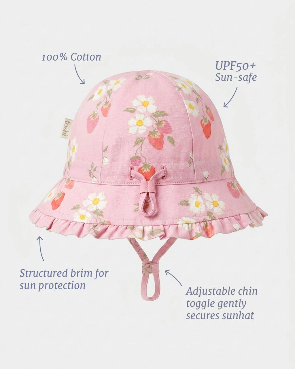 Toshi Strawberry Fields Bell Hat