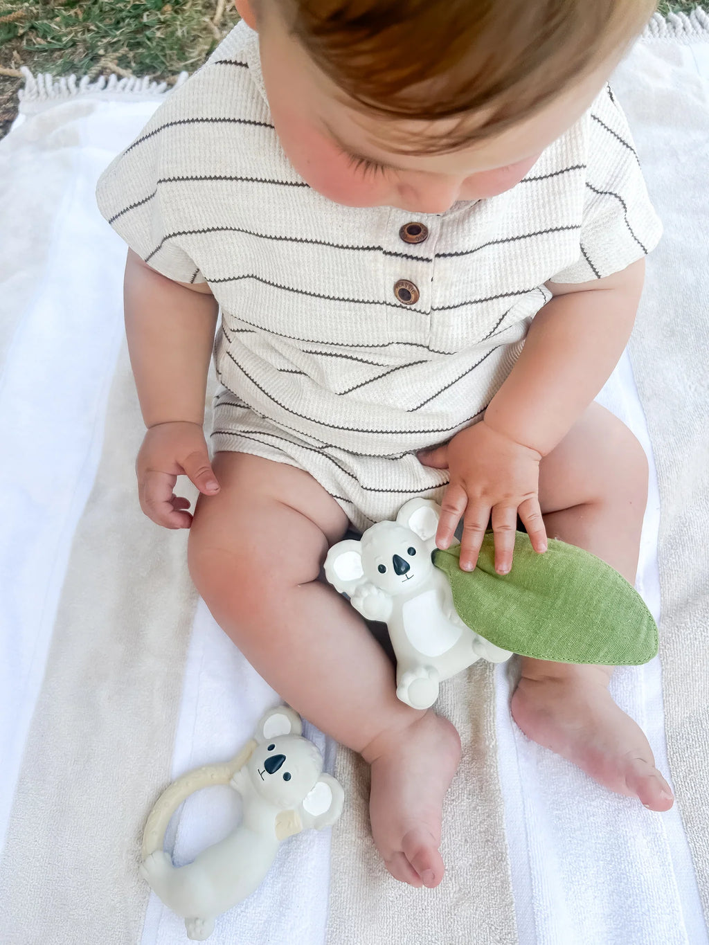 Winnie Parkes Banks the Koala Teething, Rattle & Scrunch