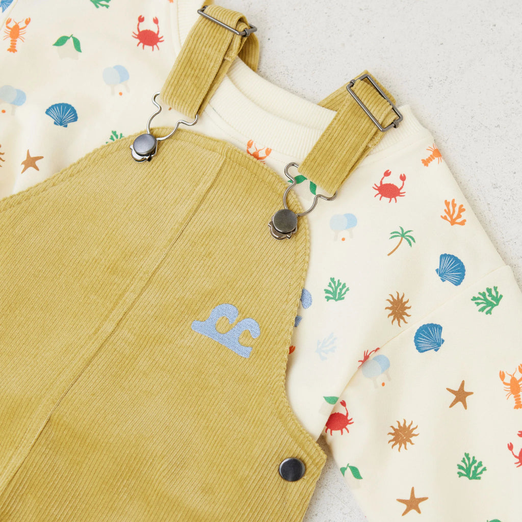 Kapow Kids Sunshine Corduroy Overalls