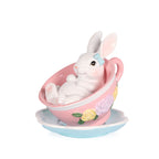 Holly & Ivy - Pastel Pink Bunny Teacup