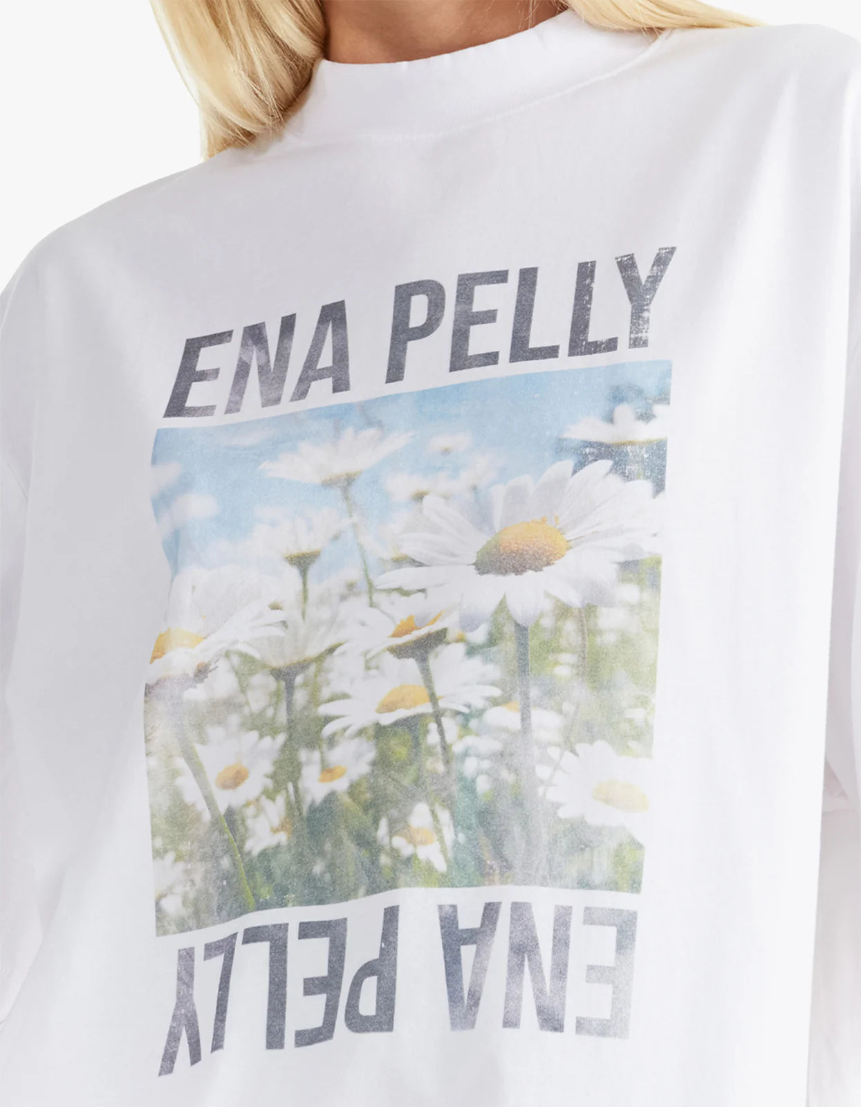 Ena Pelly Daisy Tee || White