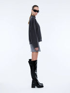 Ena Pelly Glitter Collegiate Sweatshirt