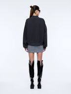 Ena Pelly Glitter Collegiate Sweatshirt