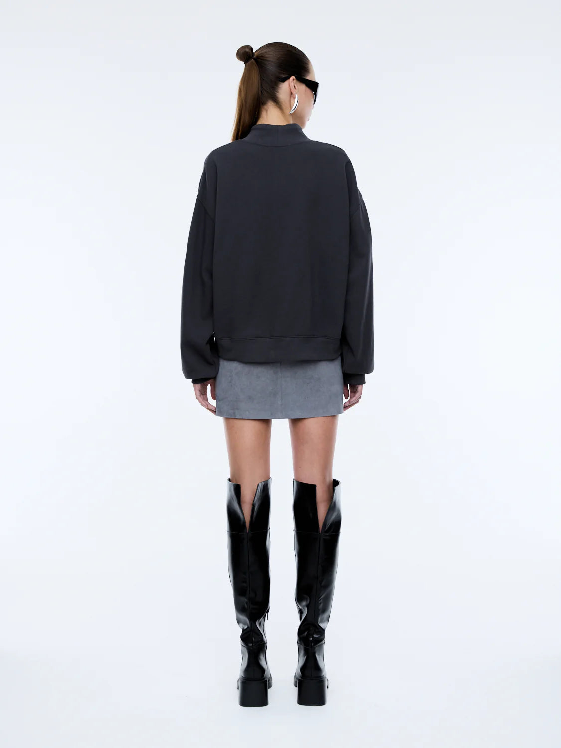 Ena Pelly Glitter Collegiate Sweatshirt