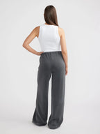 ENA PELLY- Alessa Relaxed Soft Jersey Pant  Charcoal