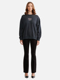 Ena Pelly Lilly Oversized Sweater Racer || Vintage Black
