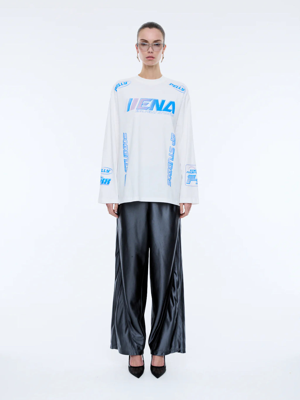 Ena Pelly Moto Long Sleeve Tee