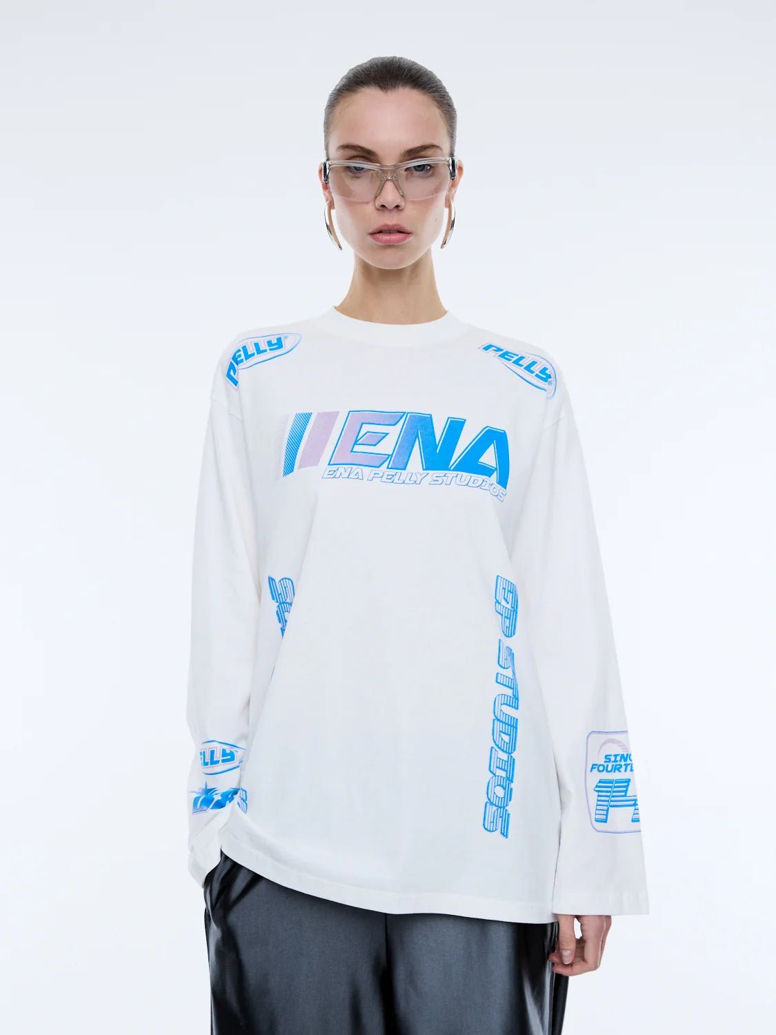 Ena Pelly Moto Long Sleeve Tee