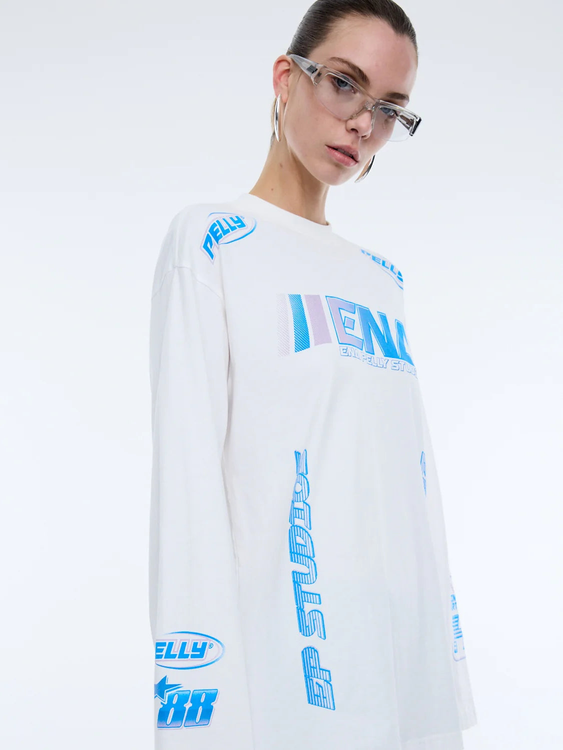 Ena Pelly Moto Long Sleeve Tee